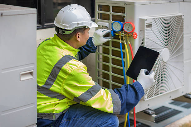 Professional Ac Installation technician working in Micro, NC